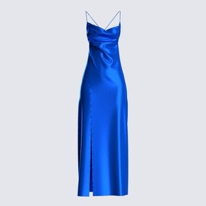 Celeste Satin Maxi Dress 